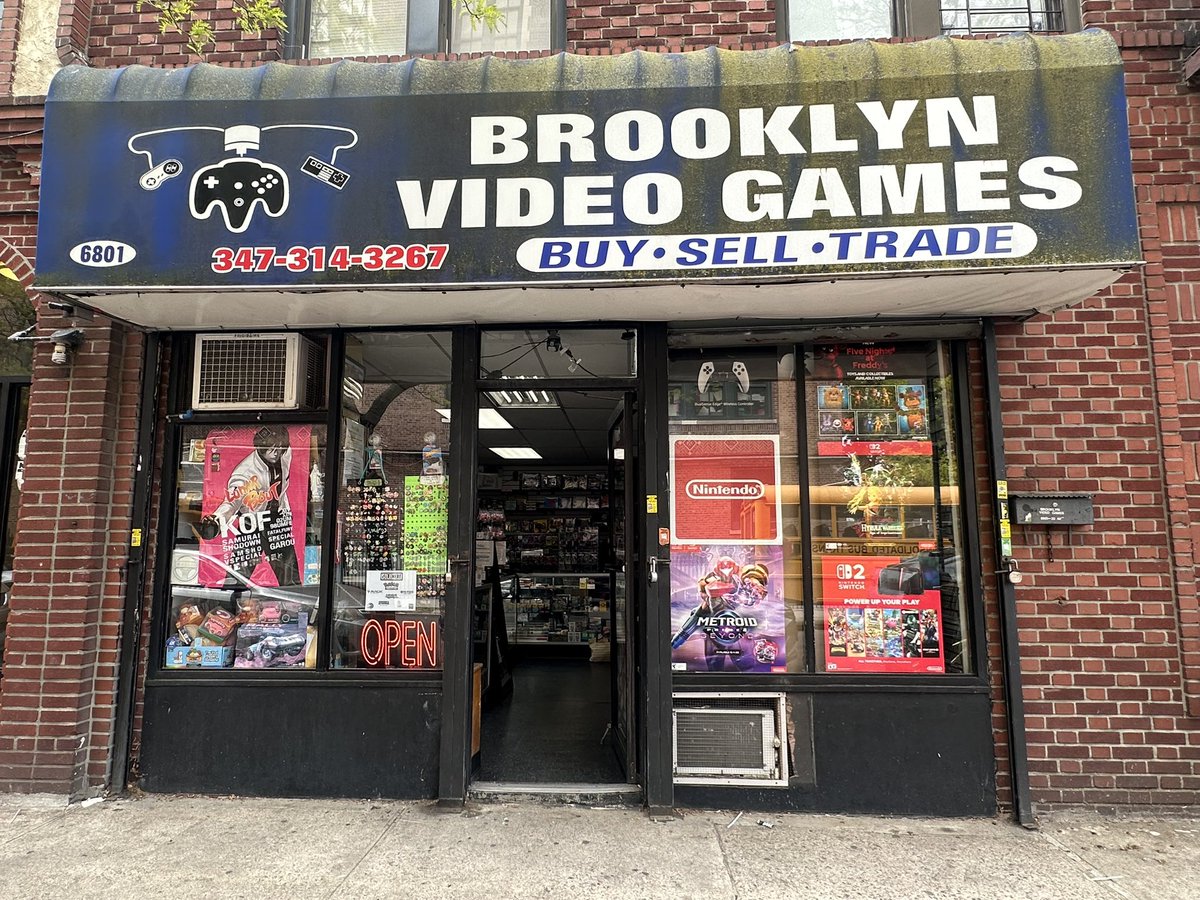ArcadeBrooklyn's tweet image. @bklynvideogames #BrooklynVideoGames #RetroGaming #TCG and more….

6801 20th av Brooklyn NY 112204. #Bensohurst
