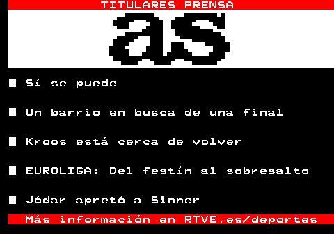 rtvetext's tweet image. 𝚃𝙸𝚃𝚄𝙻𝙰𝚁𝙴𝚂 𝙳𝙴 𝙿𝚁𝙴𝙽𝚂𝙰 #AS 

es.kiosko.net/es/np/as.html 👈

 30/abril