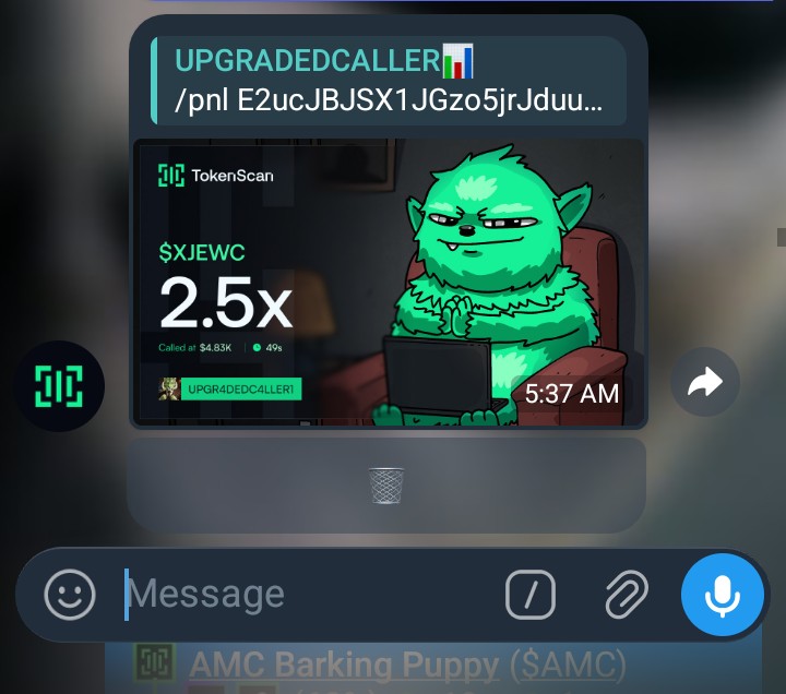 UPGRADEDCALLER1's tweet image. 2.5x on my call 🤙 
$XJEWC
ca&amp;gt;

/pnl E2ucJBJSX1JGzo5jrJduuAgHrNxNZJp1sd8WHuw9pump

#solana #sramhr #degens #memecoins