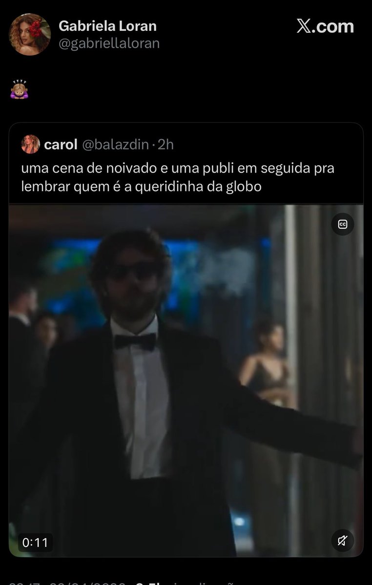 Jesus ela é muito sub. Isso é o tipo de coisa q  vc jamais veria qualquer ator ou atriz da globo postando. Q coisa ridícula kkkkkkkk