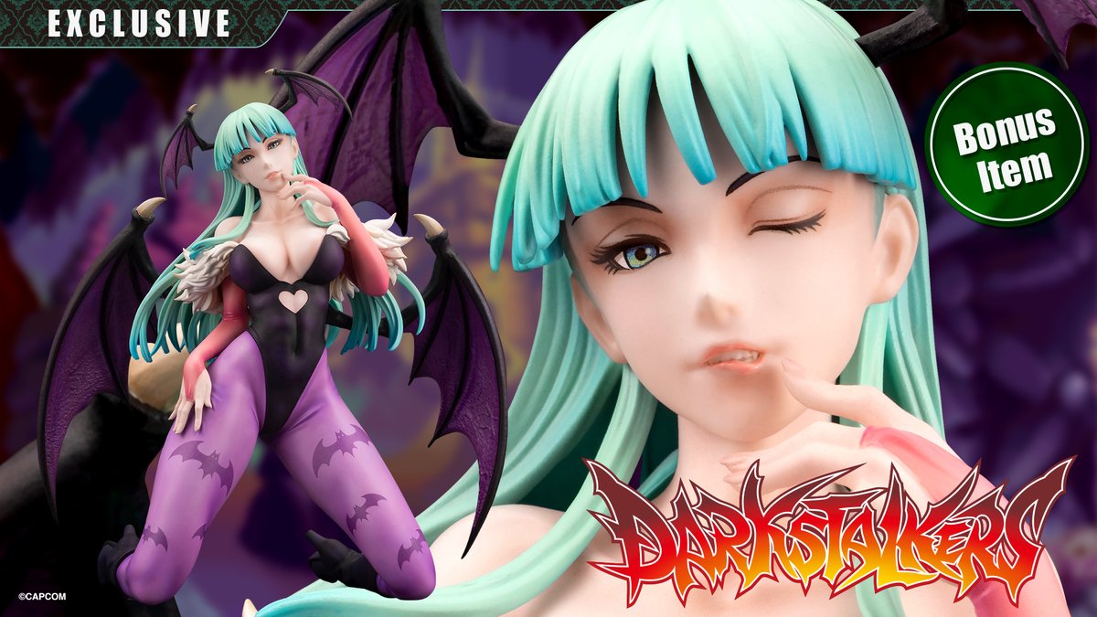 Kotobukiya_EN's tweet image. ＼KOTOBUKIYA SHOP EXCLUSIVE／
Pre-order Morrigan Aensland directly from Kotobukiya for a bonus face part!🎁

Pre-order now!
kotobukiya-us.com/products/19052…

#CAPCOM #DARKSTALKERS