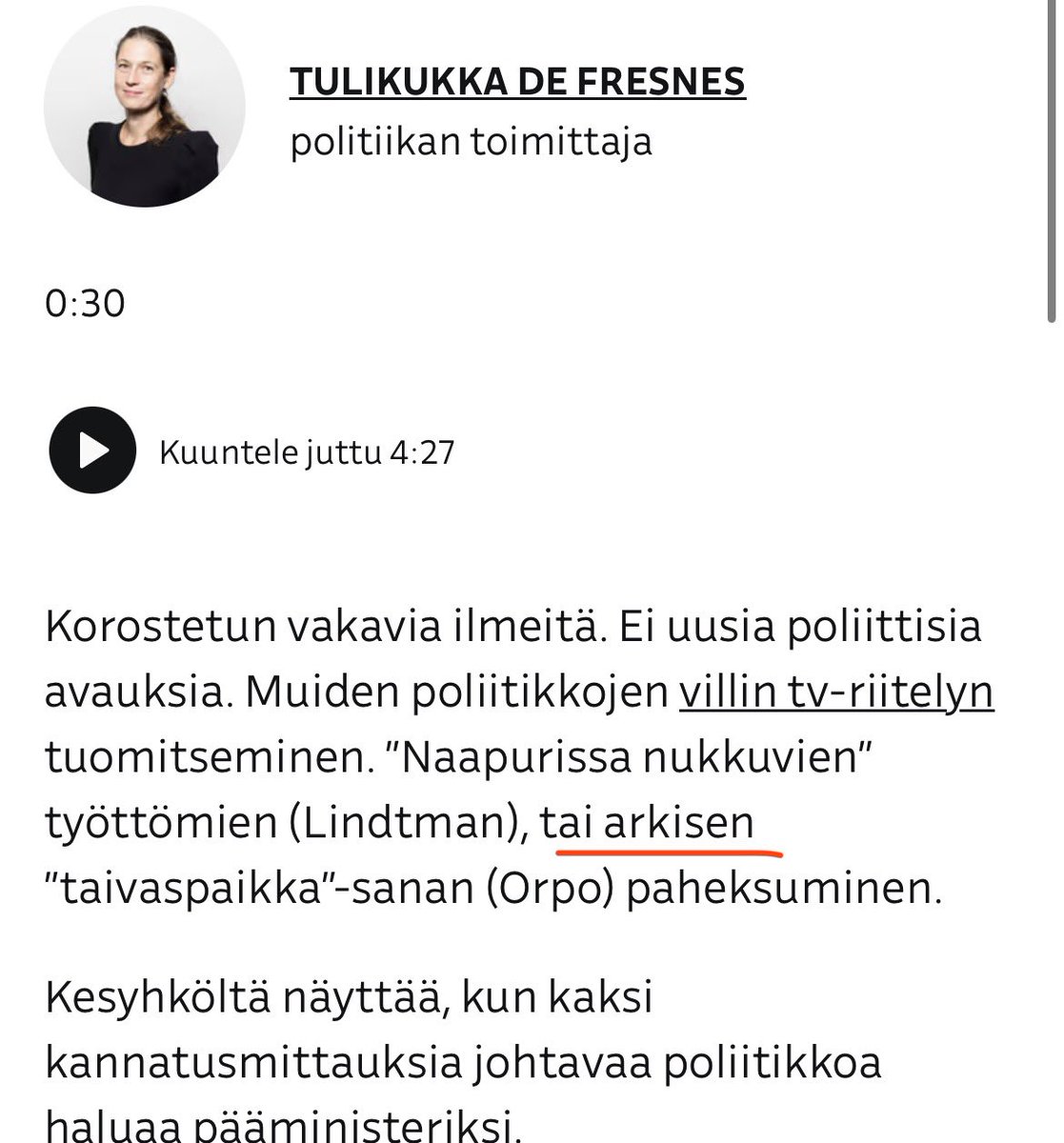 Riikka Purra tweet media