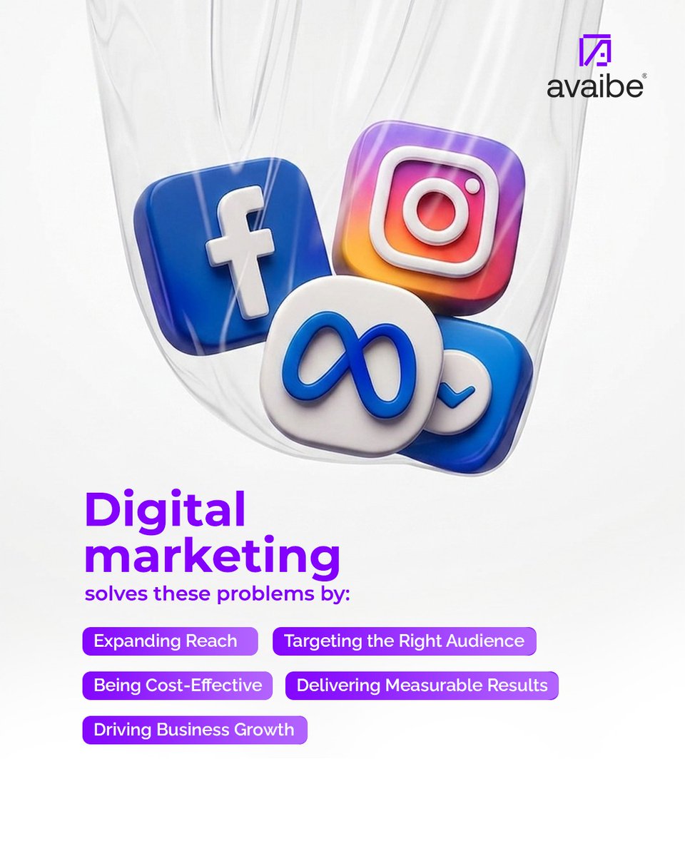 avaibe26897's tweet image. Digital marketing isn’t just about being online—it’s about being visible, relevant, and effective.

Want to make your online presence strong? 

Learn more: avaibe.com | sales@avaibe.com

#DigitalMarketing #MarketingStrategy #LeadGeneration #BusinessGrowth