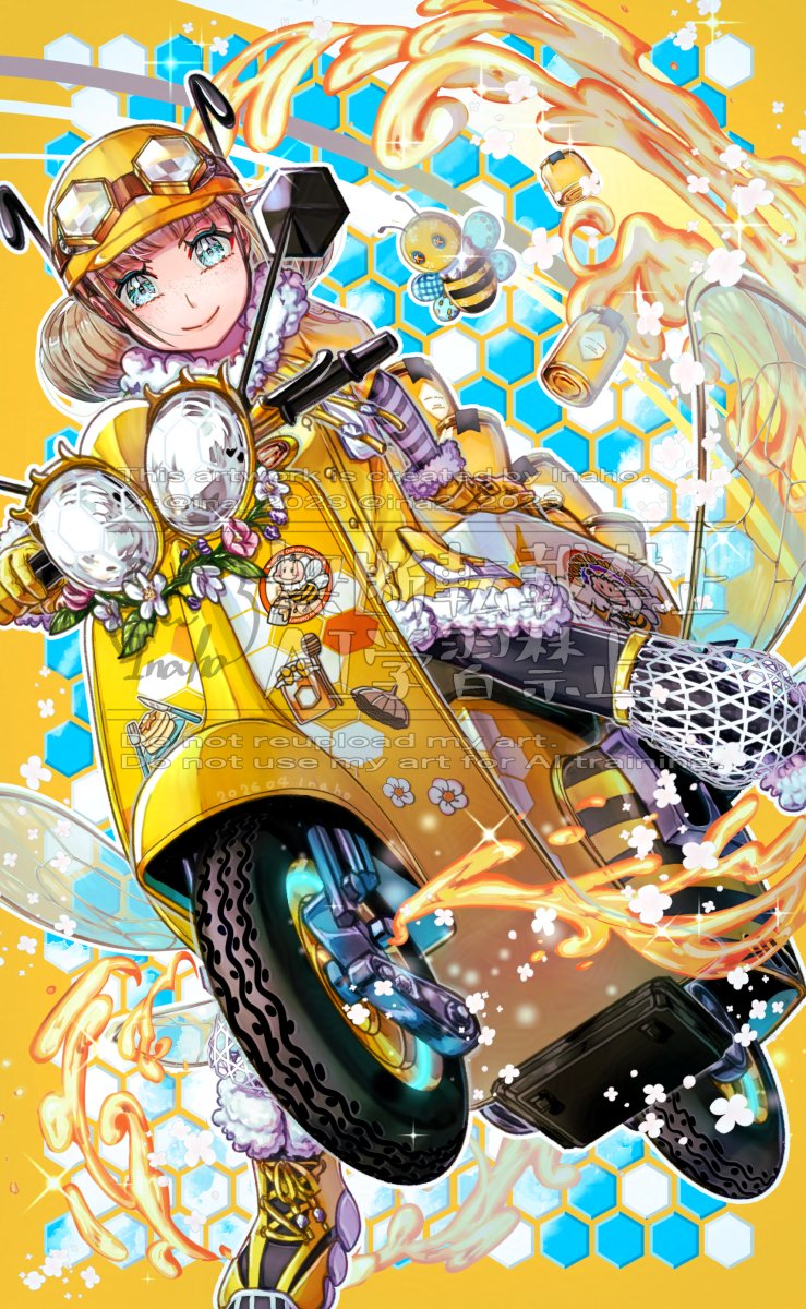 ina2_2023's tweet photo. VGenコンテスト参加しました！
テーマ：Honey Delivery

My entry for the VGenChallenge!
Theme: Honey Delivery.

#VGenChallenge #VGen #Bee https://t.co/ONSxq8NiBU