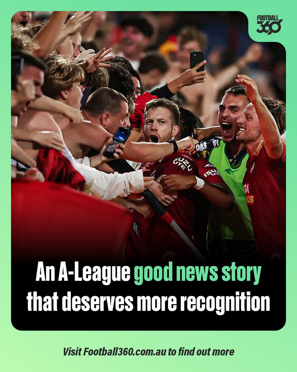 A-League attendances are down 32% over the last decade - but Adelaide United has emerged as a shining light 🏟️👏

The Reds have achieved consistent crowds for the last decade... and they just sold out a semi-final in 36 hours.

What can the rest of the competition learn from