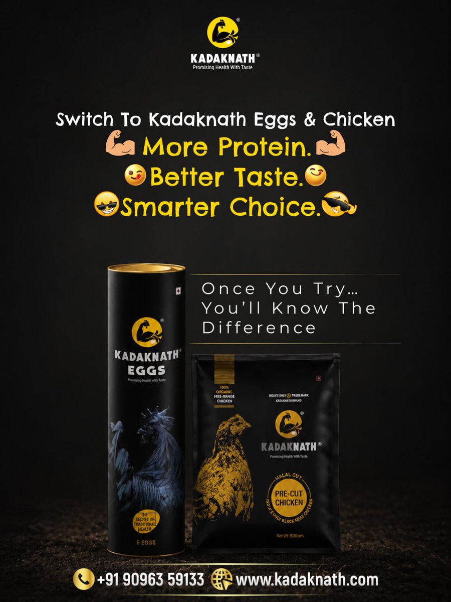 Kadaknath__'s tweet image. Choose The Best👍
#kadaknath #chicken #eggs