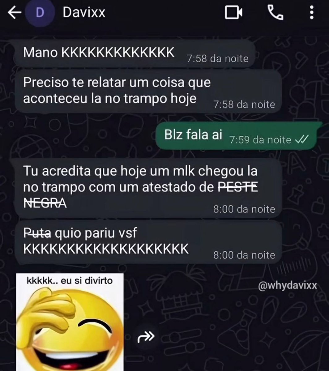 humor que o Maicon faria se nao fosse a militancia tweet media