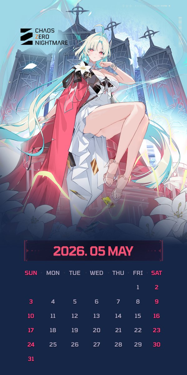 【ぬー様オーダーページ】 ◤ May Calendar Wallpaper◢ [#Heidemarie] Nice to see you, Captain