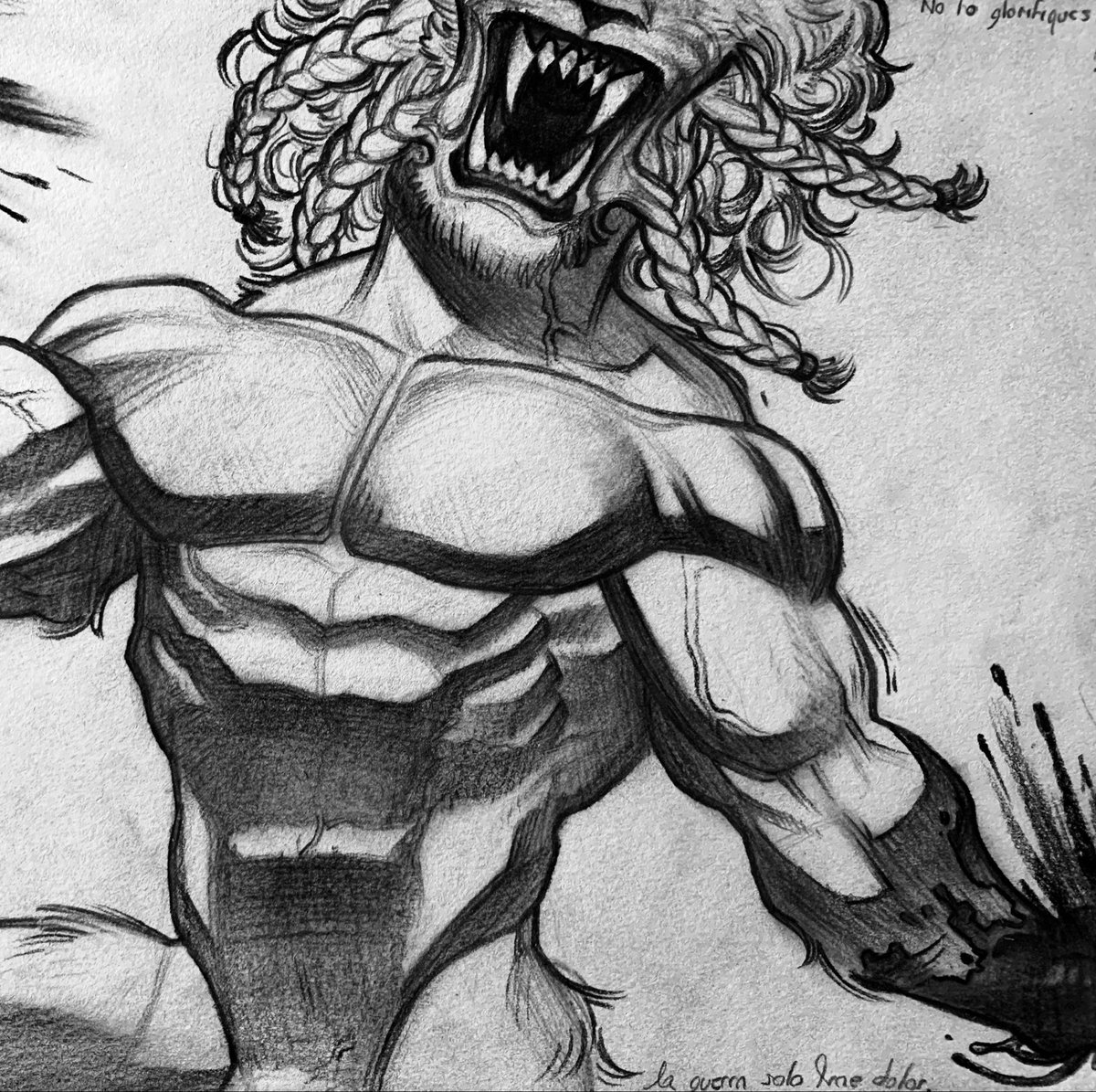 ferinad0's tweet image. Battle Beast sketch 

Probablemente tenga muchos errores, pero sigo practicando xd 

#art #sketchbook