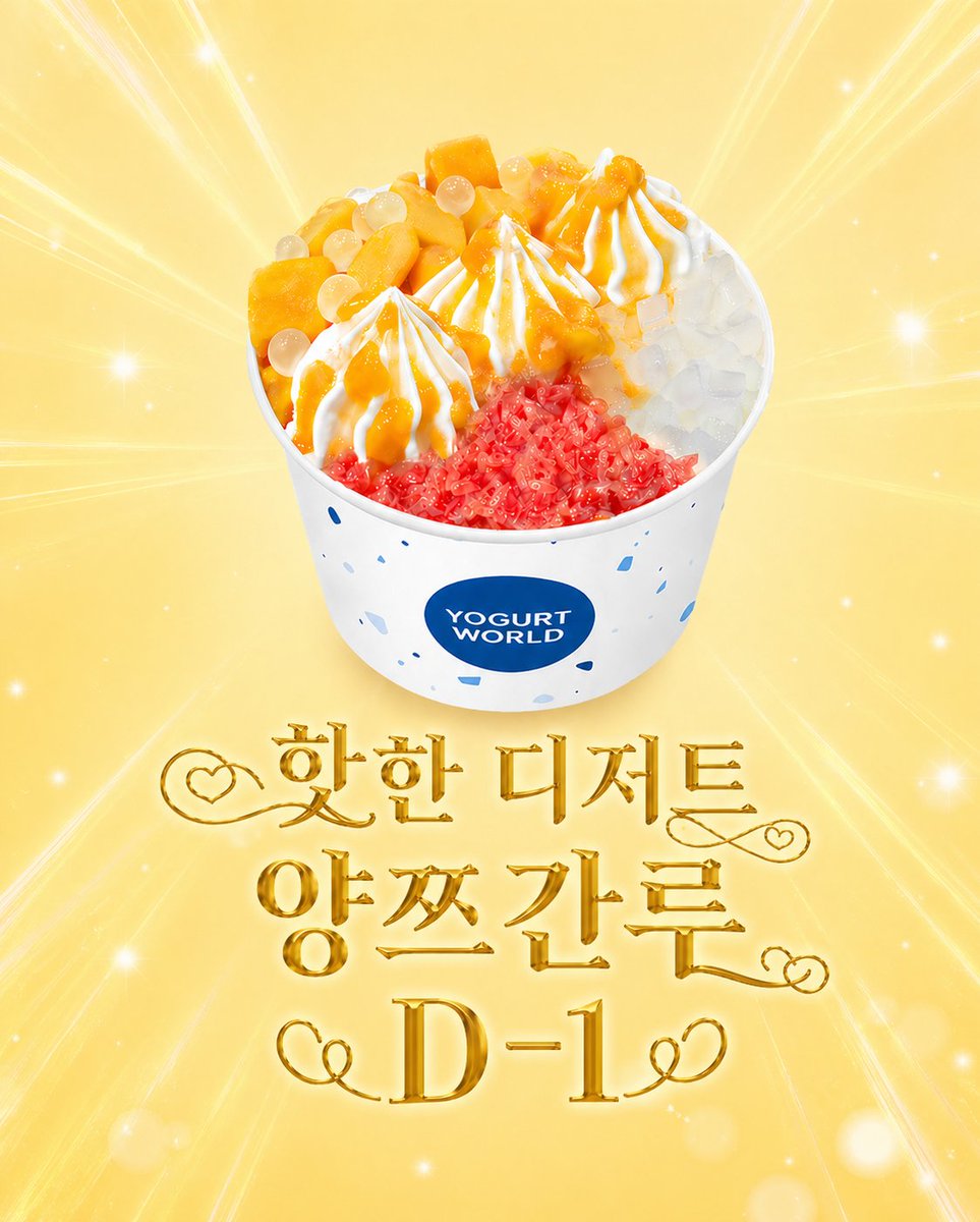 요거트월드 tweet media