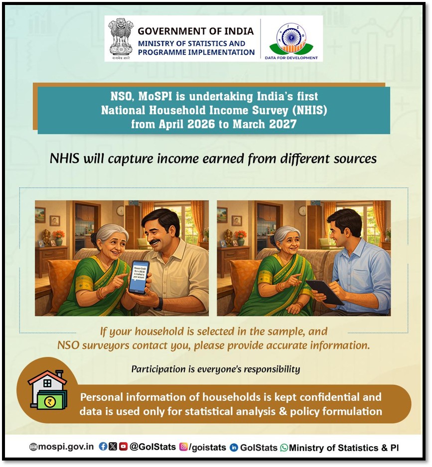 Ministry of Statistics & Programme Implementation tweet media