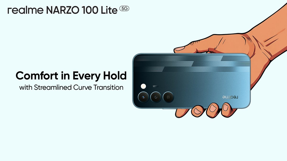 realme narzo India tweet media
