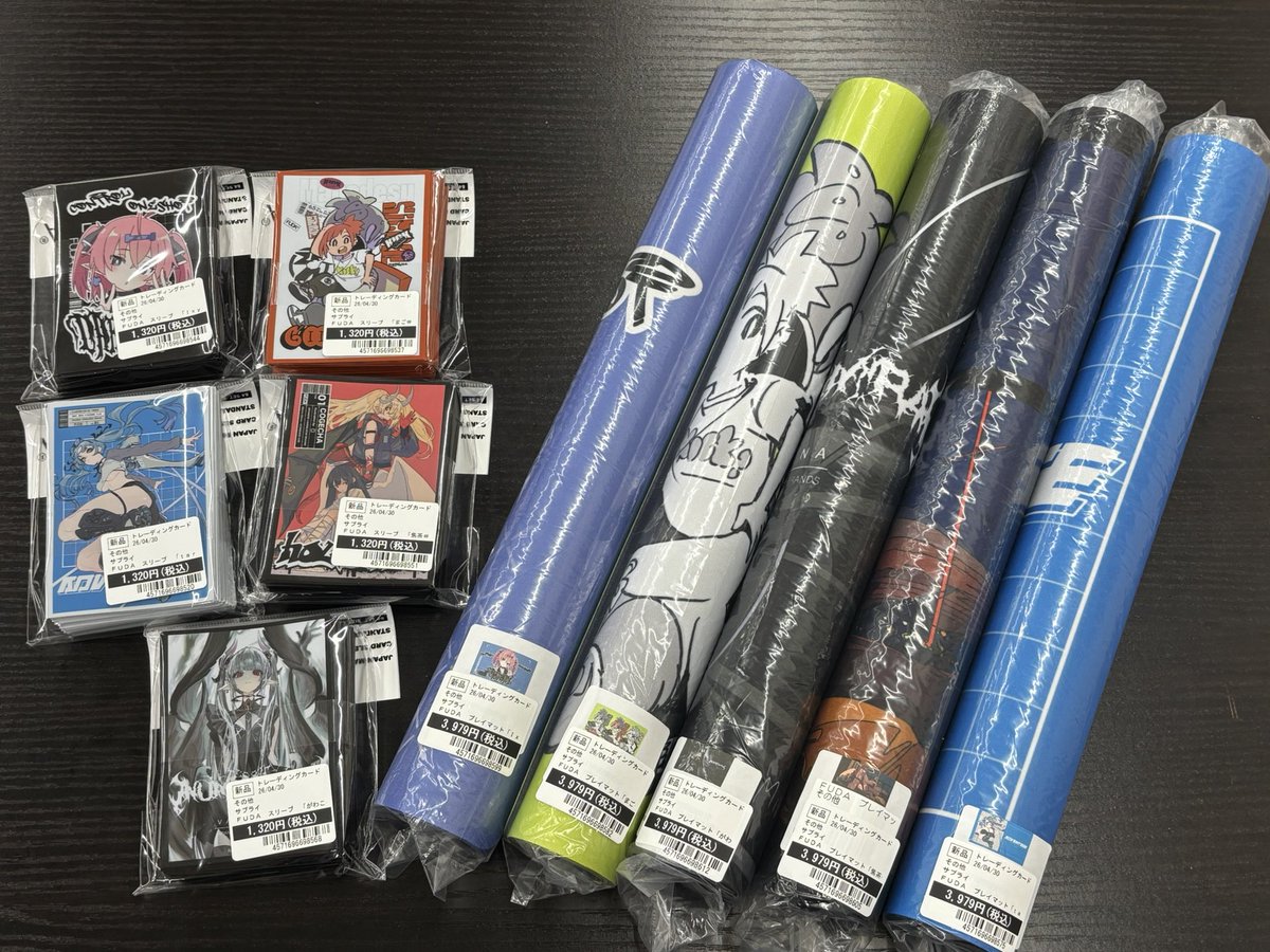 ウェディング　中古プレイマット&中古スリーブ(120枚)セット サプライ入荷】 FUDA 第4弾スリーブとプレイマット各種入荷しました