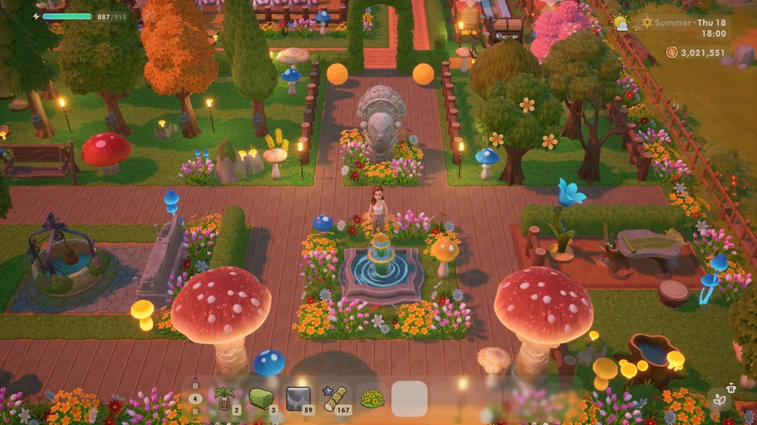 stairwaygames's tweet photo. With beautifully organized crops and charming flower-lined pathways all around, this dreamy farm truly is every farmer’s dream. What’s your favorite part of this layout?🌸

Farm designed by something--creative (Reddit)

#CIFarmDesigns @coralislandgame https://t.co/WHzMFYnHYb