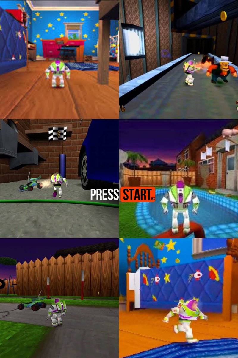 Press_Start9's tweet image. ¡Revive tus recuerdos con Buzz Lightyear en "Toy Story 2: Buzz Lightyear to the Rescue"! 🚀🌟 Una aventura inolvidable en el cuarto de Andy y más allá. 🎮✨ #RetroGaming #ToyStory2 #BuzzLightyear