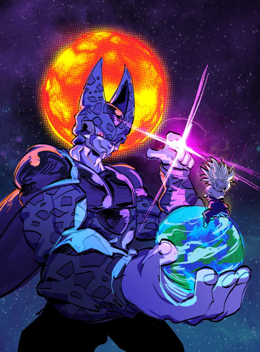 NUBI500's tweet photo. CELL #dragonball https://t.co/NjdalmwMNG