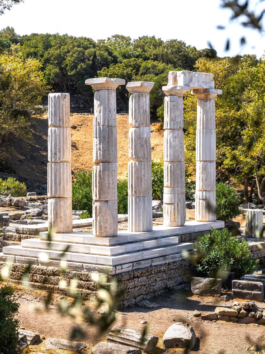 GreekPictures's tweet photo. Hidden in the lush landscape of #Samothrace the Sanctuary of the Great Gods was a center of ancient mystery cults. Visitors came to be initiated into sacred rites believed to offer divine protection & spiritual insight, long before organized religion took shape.
📷 elenisaitanidi https://t.co/DFaLmWDMo2