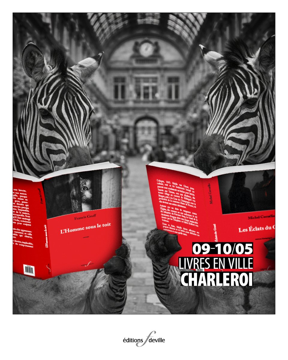 f_deville's tweet image. Plongez dans l’univers des livres à Charleroi.

📚 Retrouvez-nous samedi de 12h à 20h et dimanche de 12h à 18h pour découvrir les trésors des éditions F deville. Une escapade littéraire à ne pas manquer !

#editionsfdeville #livresenfolie #charleroi #passagedelabourse