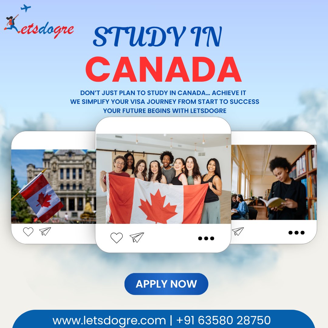 NarendraPa24886's tweet image. Study in Canada 🇨🇦 | Canada Student Visa Help
Searching for Canada study visa from India? We simplify everything 💼

📲 DM “CANADA”
🌐 letsdogre.com | 📞 +91 63580 28750

#CanadaStudentVisa #StudyInCanada #StudyAbroad #Letsdogre #VisaHelp #ApplyNow