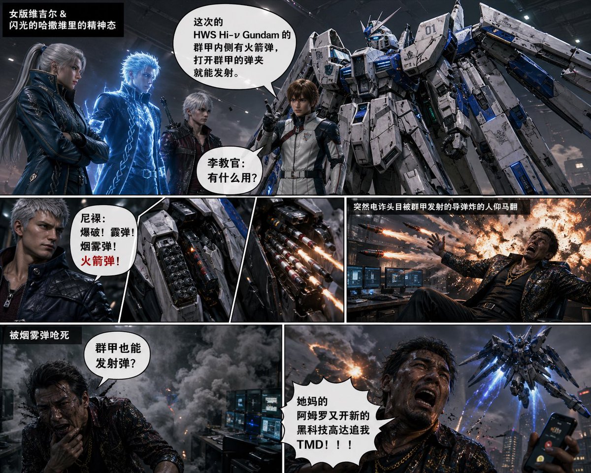 FDFRG5's tweet image. 反电诈新装备技术 #gundam