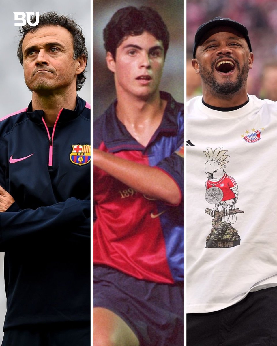 🚨 DID YOU KNOW: 3 of the 4 coaches in the Champions League semi-finals this season are inspired by Barcelona:

• Luis Enrique: Former Barça player and coach

• Mikel Arteta: Former La Masía player

• Vincent Kompany: Played under Pep Guardiola, influenced by the Barça DNA