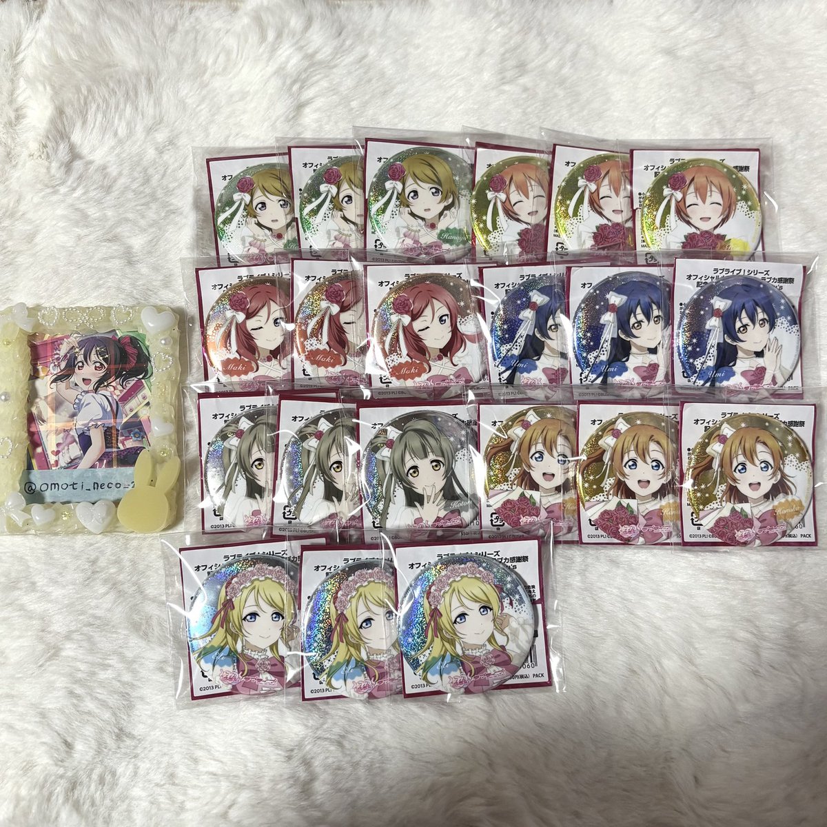 交換 買取】ラブライブ ラブカ感謝祭 μ'sトレーディング 缶バッジ 譲