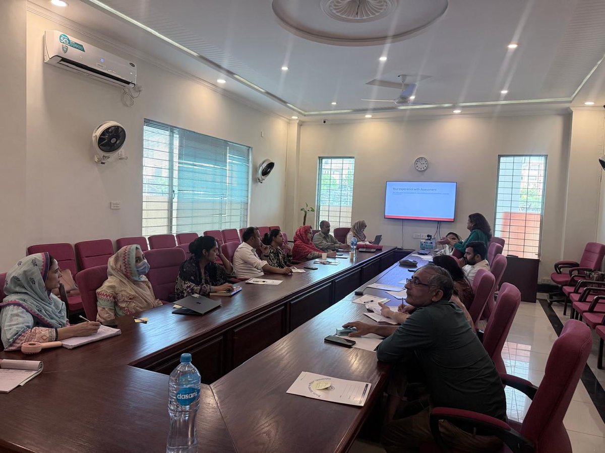 OricStmu's tweet image. The ORIC-STMU hosted a hands-on workshop on designing effective test papers—linking learning outcomes with quality assessment at the Park Road Campus on April 29, 2026. Day 1 delivered key insights into cognitive, affective &amp;amp; psychomotor domains.
#STMU #ORIC #FacultyDevelopment