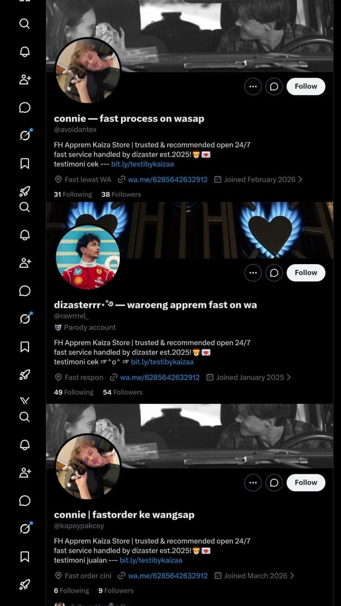 connie — fast process on wasap tweet media