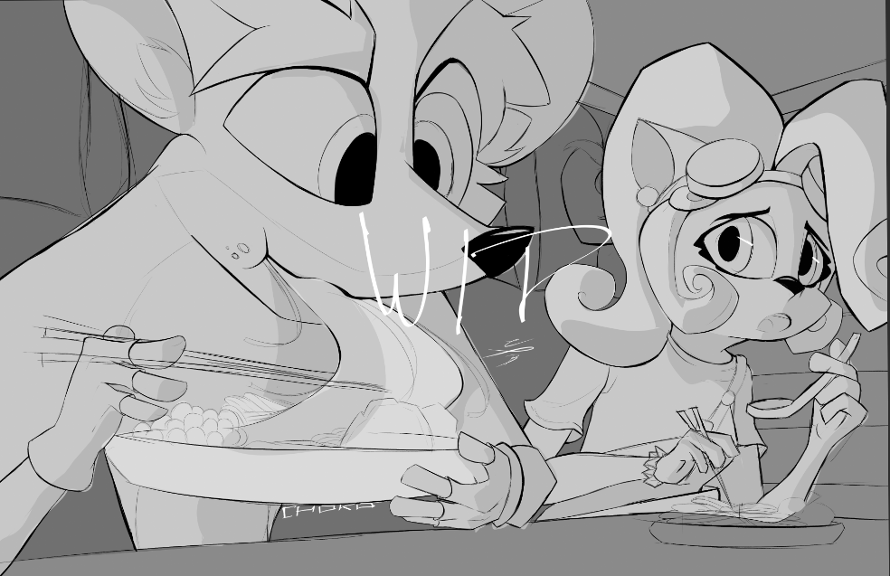 Choko_Rev's tweet photo. [WIP] Bandicoot sketch.

#digitalart #crashbandicoot https://t.co/Q49oSQEI4L