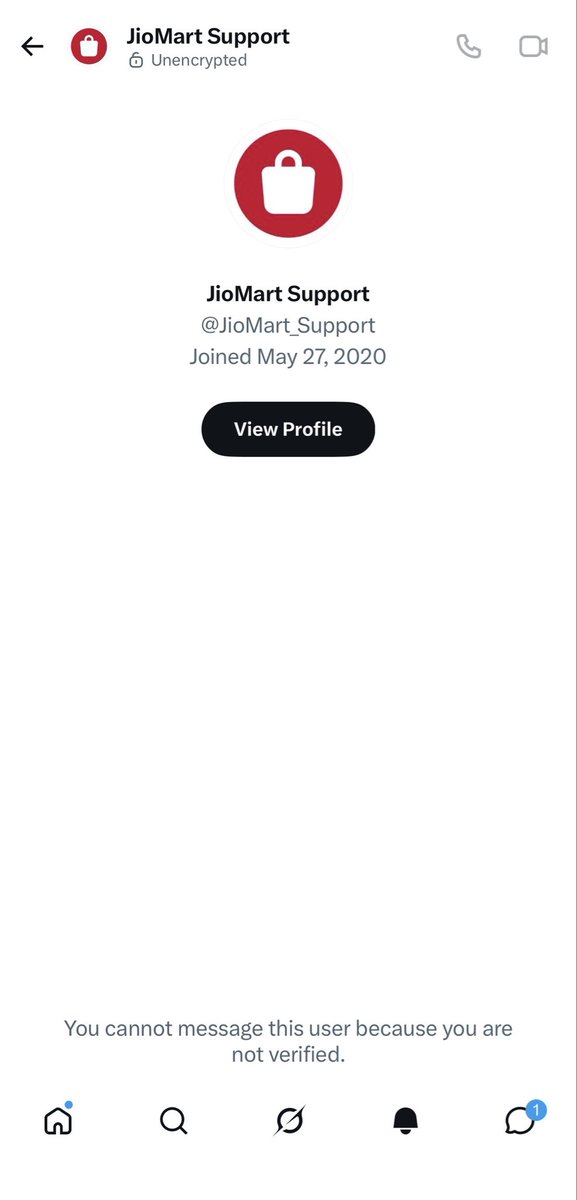 billasreed's tweet photo. @JioMart_Support Not able to DM. Dm me I will respond. See below error when I try to DM: https://t.co/iFLwhKg06X