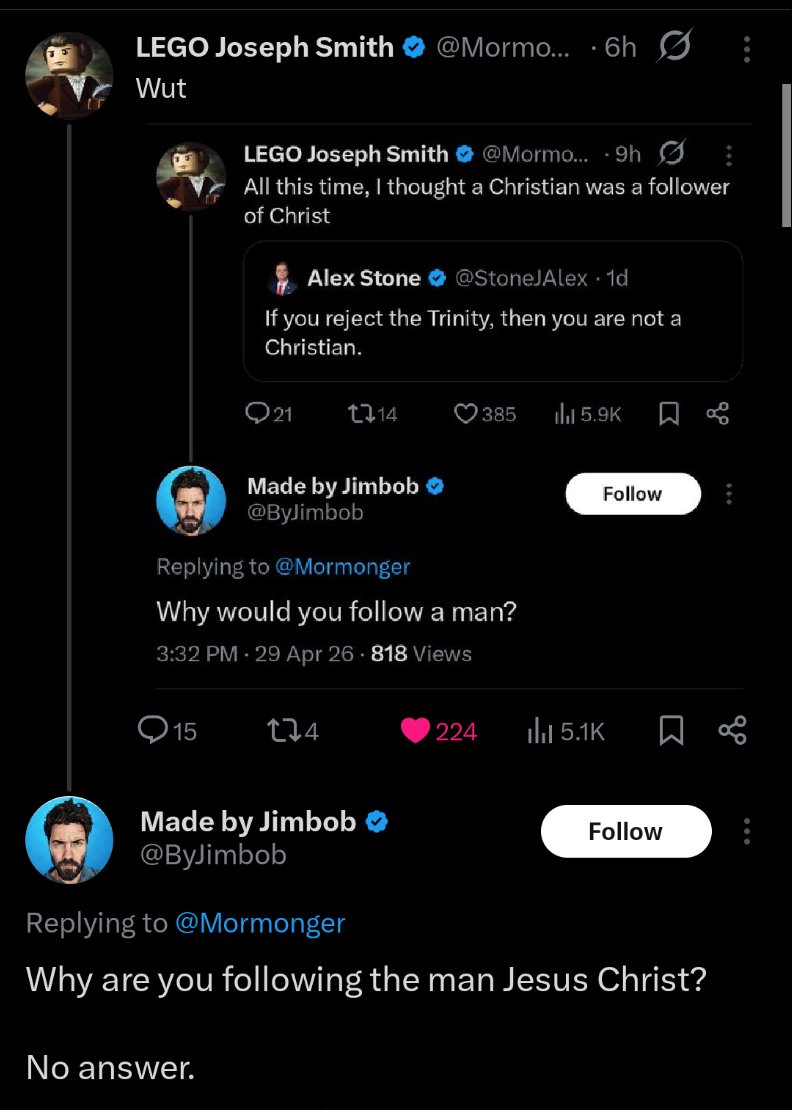 LEGO Joseph Smith tweet media