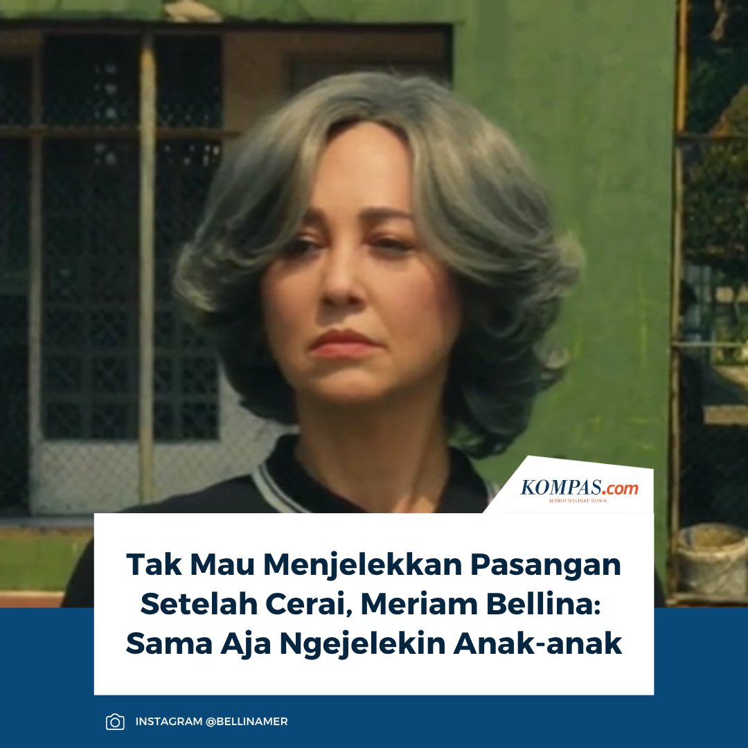 kompascom's tweet photo. Baca di sini: https://t.co/6gY2biZRz9
Aktris Meriam Bellina mengatakan, ada anak yang sebenarnya paling terluka dari perceraian, terlebih jika sampai orangtua yang sudah bercerai masih terlibat pertikaian.
~AM #MeriamBellina #Cerai #Anak https://t.co/uelSLpCNoc