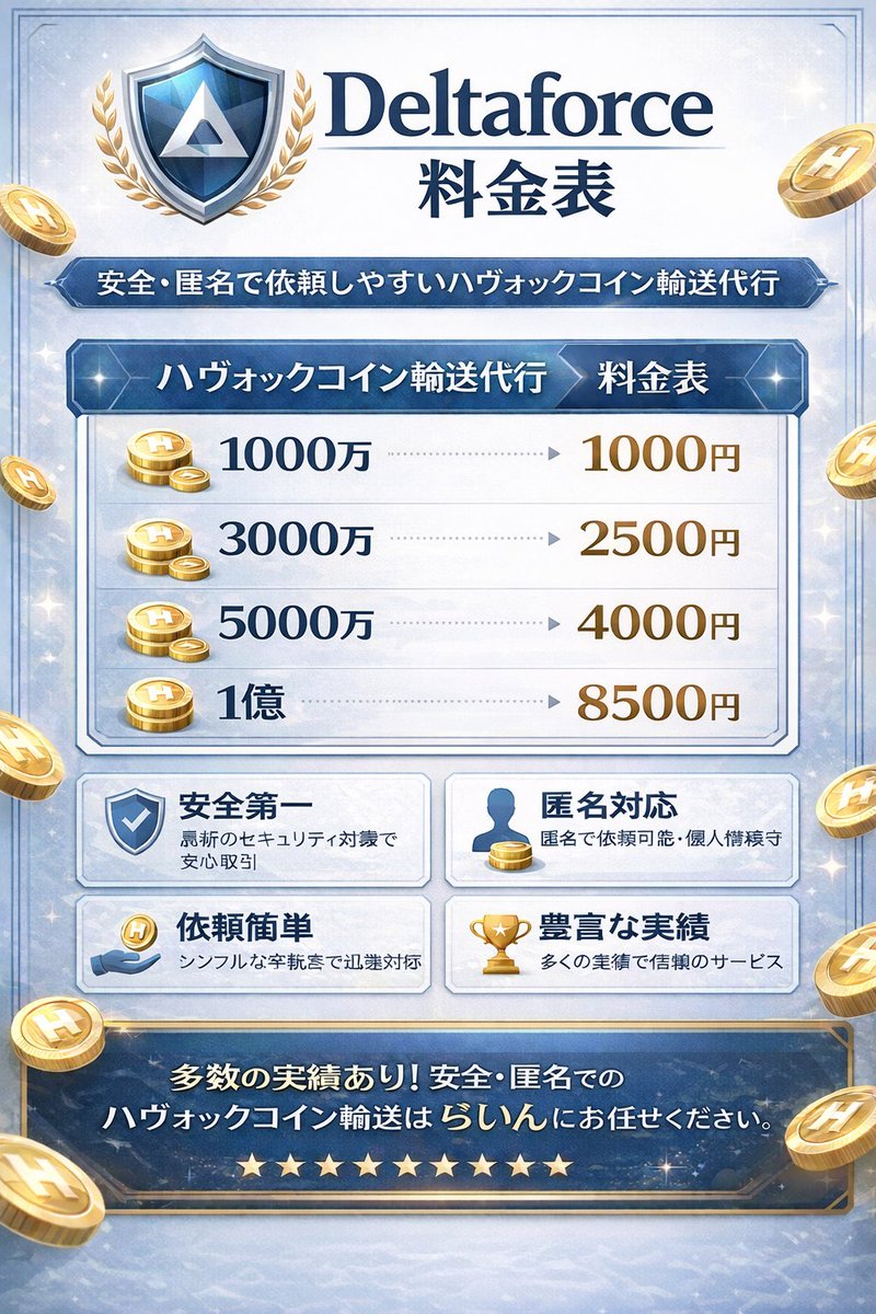 らいん Deltaforce代行業者 即対応 tweet media