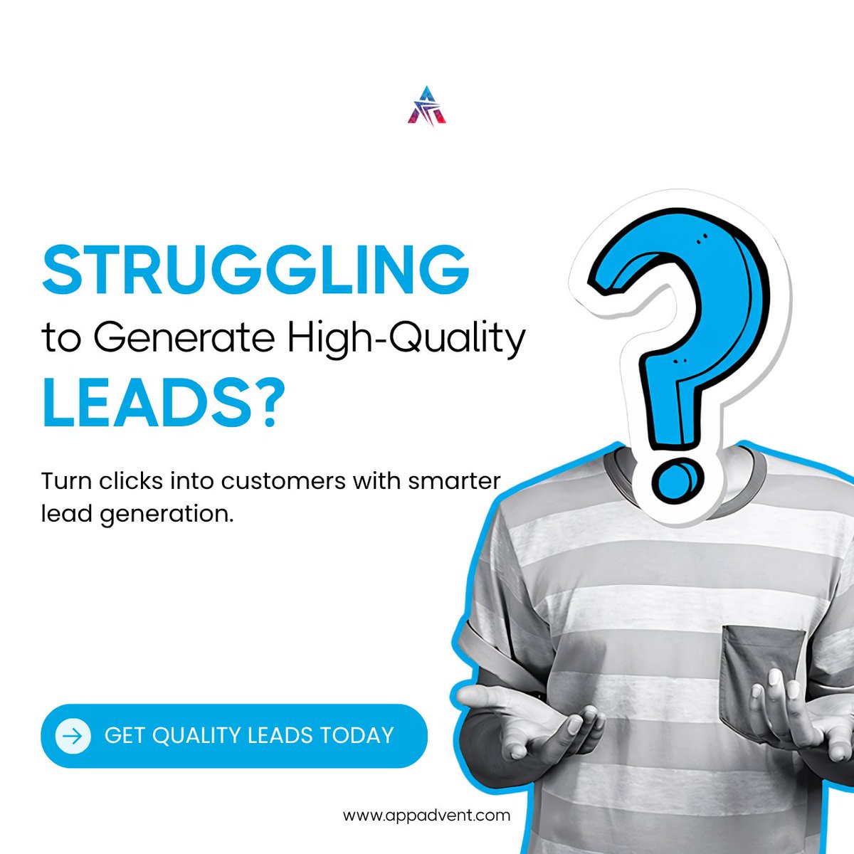 appadventtech's tweet image. Struggling to turn clicks into real customers?
It’s time to upgrade your lead generation game.
Get smarter strategies. Get better results.
👉 Start generating quality leads today!
📩info@appadvent.com
#LeadGeneration #DigitalMarketing #B2BMarketing #SalesGrowth #MarketingStrategy