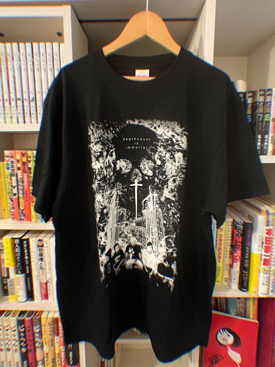 deathcountgrind's tweet photo. deathcount is immortal Tシャツ完成しました。
5/16 中野ムーンステップのライブにて販売します！
S・M・L・XL各サイズ1枚3000円。

よろしくお願いします！ https://t.co/bTiIoxbQOM