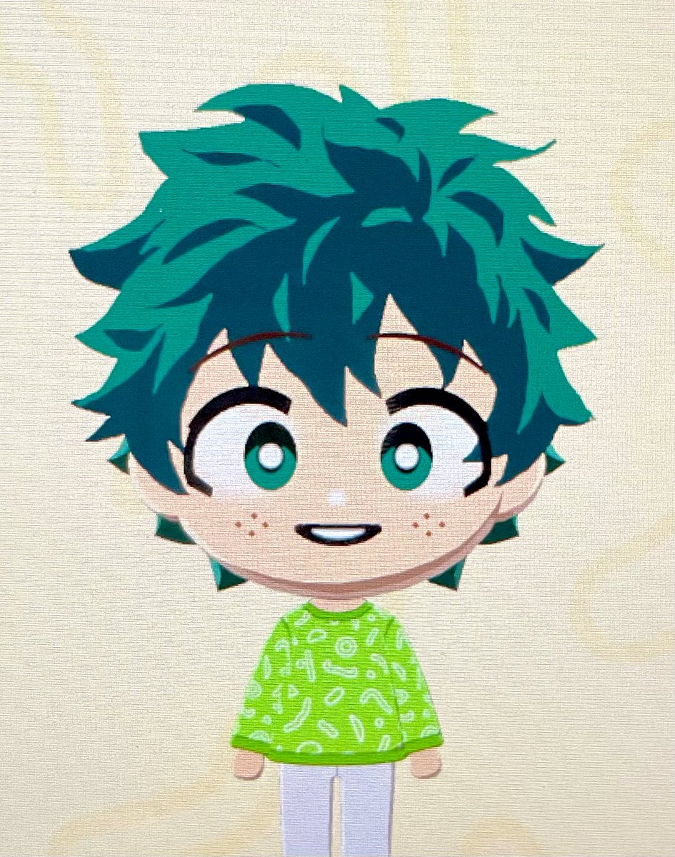 anno2907's tweet photo. かっちゃんとデク君かわいくできた
（トモコレ） https://t.co/nYv6o2YQUr