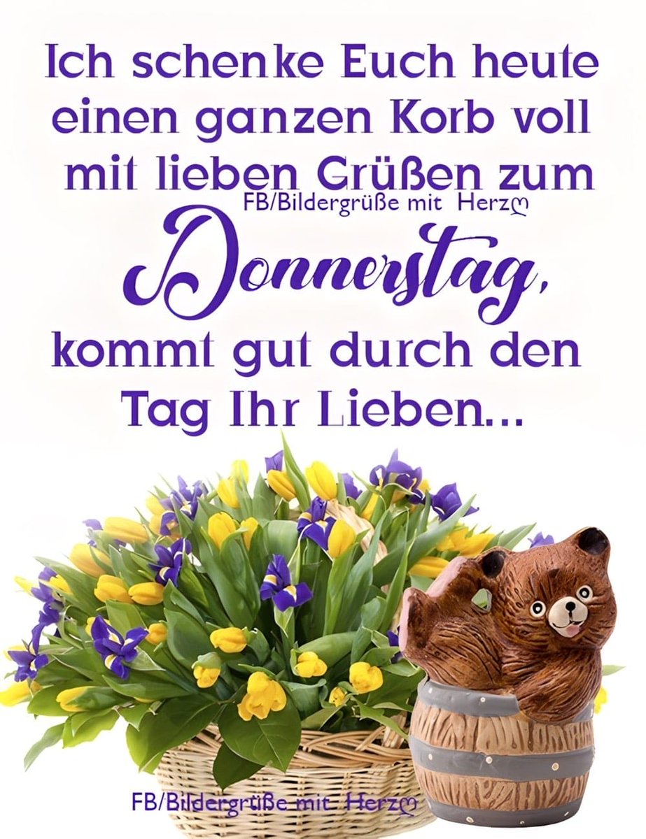 Guten Morgen meine Herzmenschen wünsche euch einen wunderschönen sonnigen Donnerstag. Mit vielen schönen Momenten. 🌸🌺🍀😍