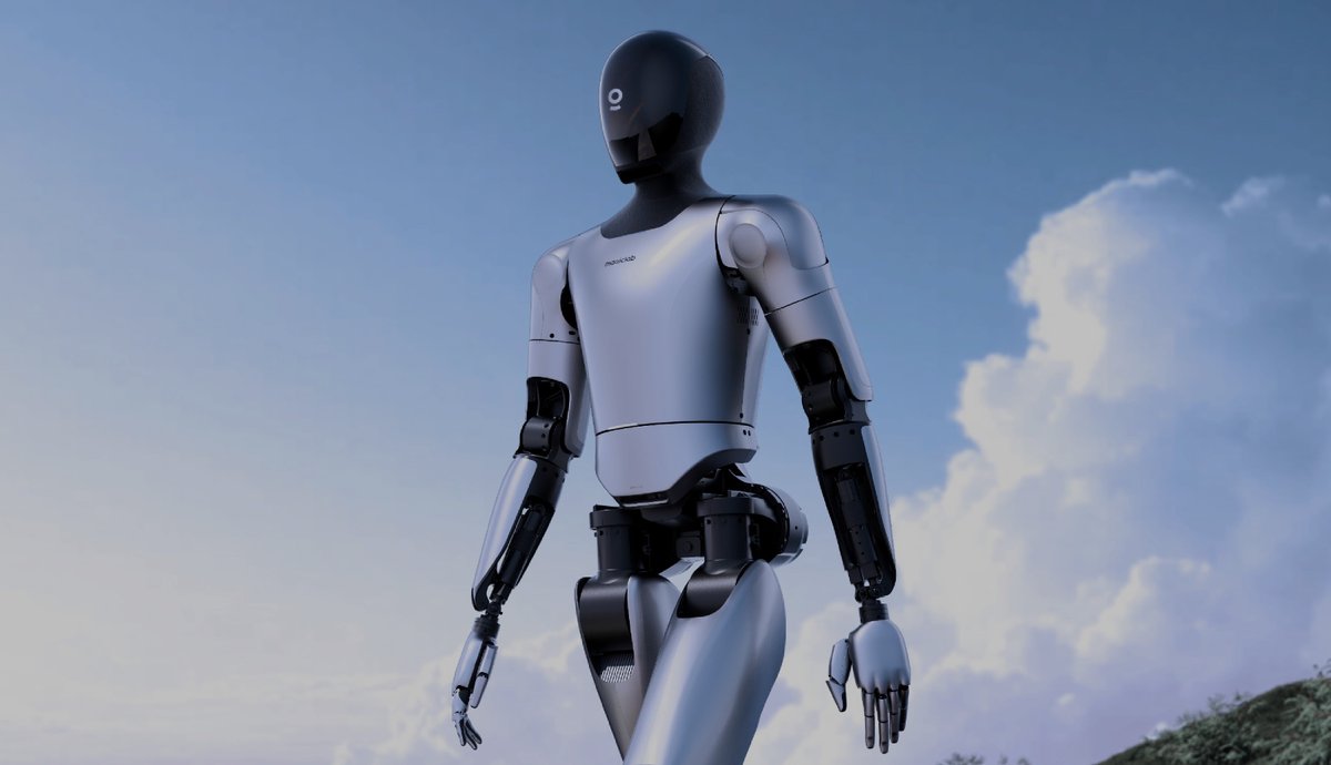 JemyChen's tweet photo. MagicLab unveiled MagicBot X1 at The Magic X Global Embodied AI
Innovation Summit (GEIS) 2026 in Silicon Valley.

Here's what makes it different:

🧠 BRAIN — Magic-Mix world model
Doesn't just execute commands. Predicts physics.
Adapts to unstructured environments without reprogramming.

⚙️ BODY — 31 DOF / 450 N·m peak torque
Fewer joints. More force where it counts.
Engineered for factory floors, not conference stages.

🔋 POWER — Dual hot-swappable battery system. No charging stops. No production downtime.

The robots aren't coming. They're already here.

📸 MagicBot Gen1 shown — no official X1 prototype image released yet.
