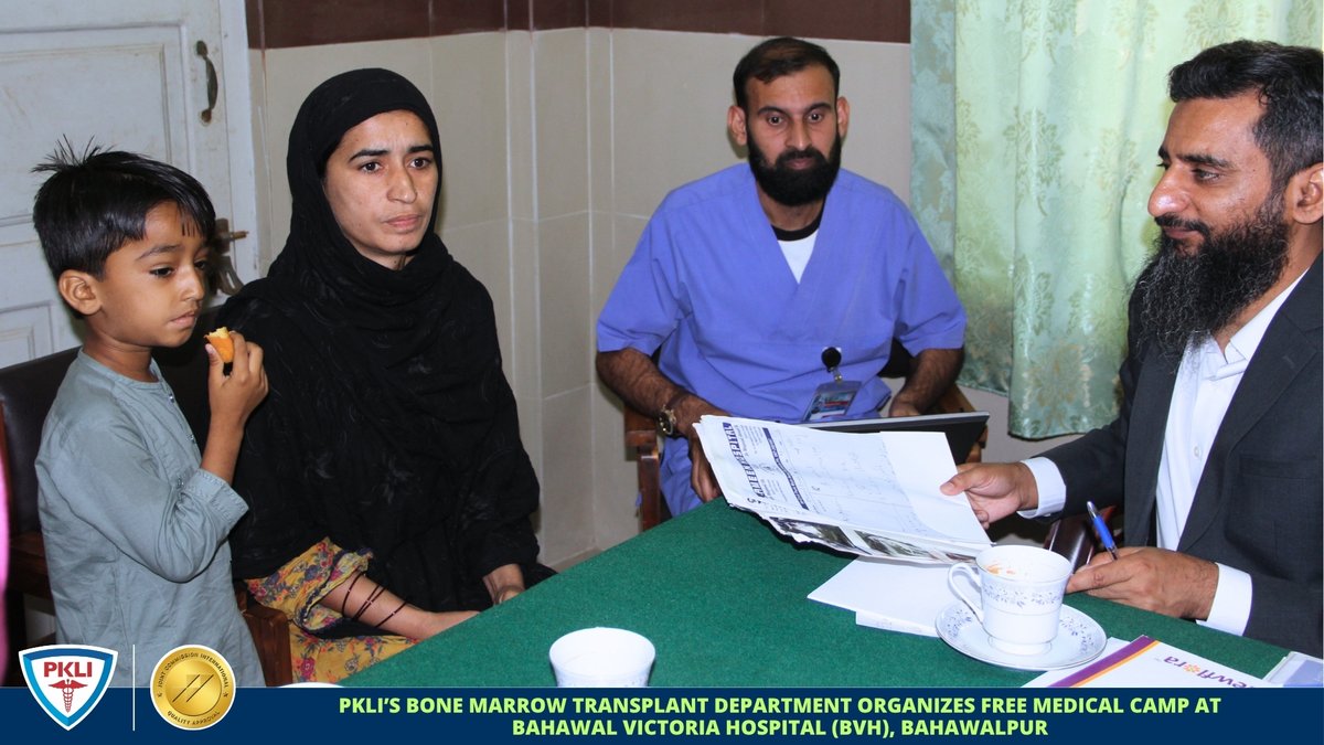 pklinrc's tweet image. 𝗞𝗟𝗜’s 𝗕𝗠𝗧 team conducted a 𝗳𝗿𝗲𝗲 𝗺𝗲𝗱𝗶𝗰𝗮𝗹 𝗰𝗮𝗺𝗽 at BVH Bahawalpur, providing check-ups for children with 𝗧𝗵𝗮𝗹𝗮𝘀𝘀𝗲𝗺𝗶𝗮 and referring eligible cases for advanced care.

Ensuring 𝘁𝗶𝗺𝗲𝗹𝘆 𝗮𝗰𝗰𝗲𝘀𝘀 to life-saving transplant services. 💙

#PKLI #BMT