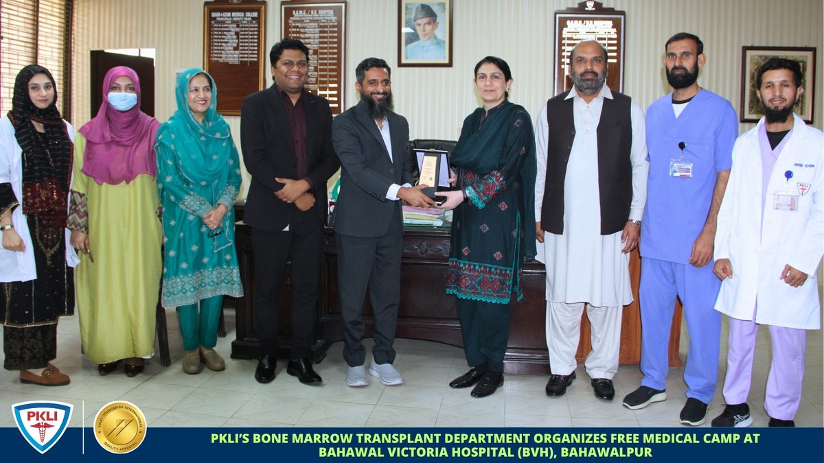 pklinrc's tweet image. 𝗞𝗟𝗜’s 𝗕𝗠𝗧 team conducted a 𝗳𝗿𝗲𝗲 𝗺𝗲𝗱𝗶𝗰𝗮𝗹 𝗰𝗮𝗺𝗽 at BVH Bahawalpur, providing check-ups for children with 𝗧𝗵𝗮𝗹𝗮𝘀𝘀𝗲𝗺𝗶𝗮 and referring eligible cases for advanced care.

Ensuring 𝘁𝗶𝗺𝗲𝗹𝘆 𝗮𝗰𝗰𝗲𝘀𝘀 to life-saving transplant services. 💙

#PKLI #BMT