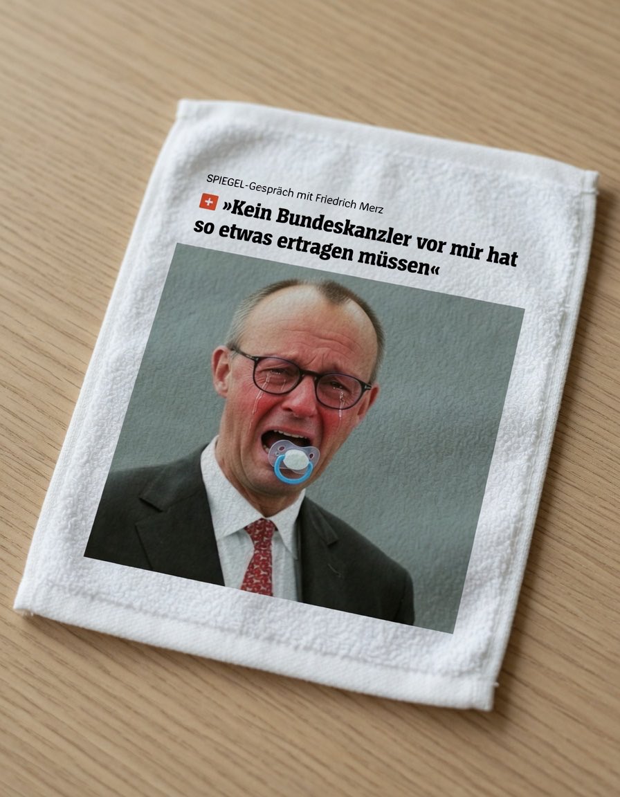 MathiasPriebe's tweet image. Würdet ihr diesen Waschlappen eher oben oder untenrum benutzen? 
#Priebshow #Satire 
🔗 buymeacoffee.com/mathiaspriebe ☕️