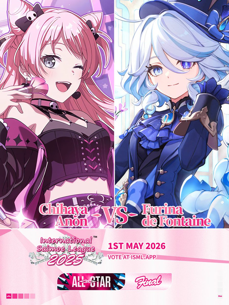 Saimoe's tweet photo. Elimination Stage Round 10 have begun.
Vote here: https://t.co/cIty8SjGVT https://t.co/AE4PqWwedn