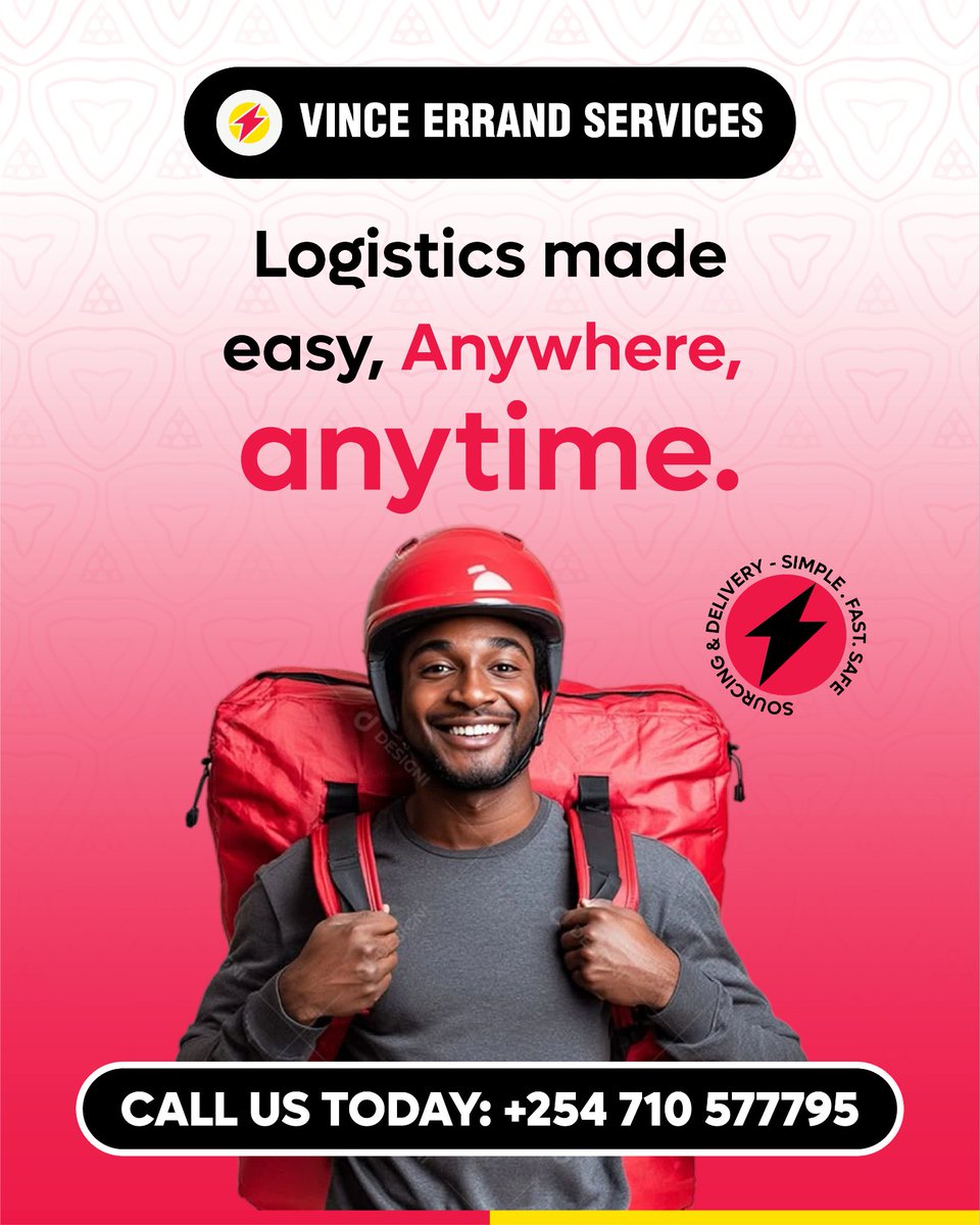 crazy_kenyan__'s tweet image. It’s Thursday ✔️
Too busy? We handle:
📦 Pickups &amp;amp; deliveries
🛒 Shopping &amp;amp; grocery runs
📱 Phone &amp;amp; gadget sourcing
📞 +254 710 577795
#Nairobi #ErrandServices