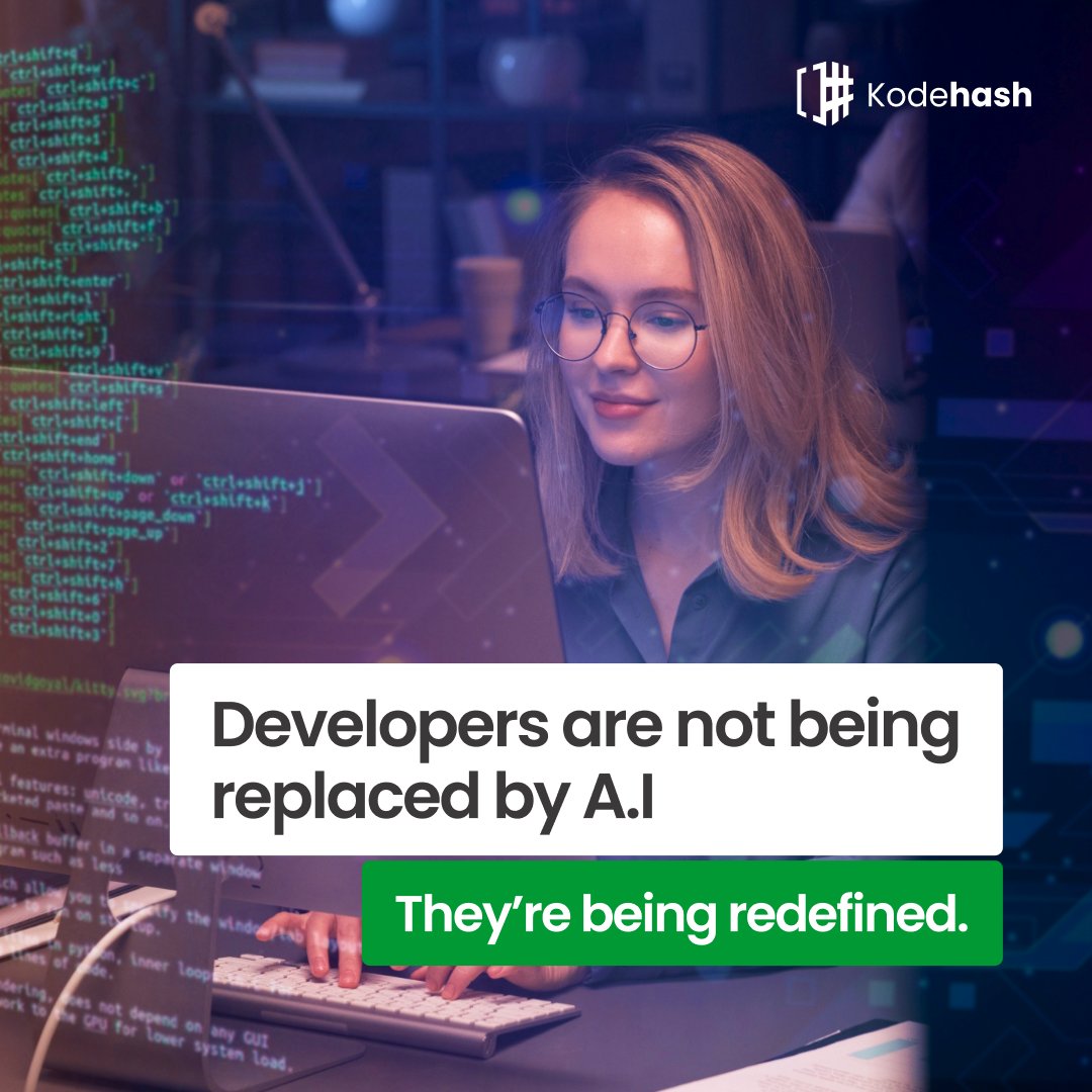 Kodehash1's tweet photo. AI can now write code,
generate tests,
and even debug issues.
But it still needs direction.
The role of developers is shifting from writing code to designing systems and guiding AI.
The real advantage isn’t who codes faster —
it’s who structures better. https://t.co/vnZ5UhlVl8