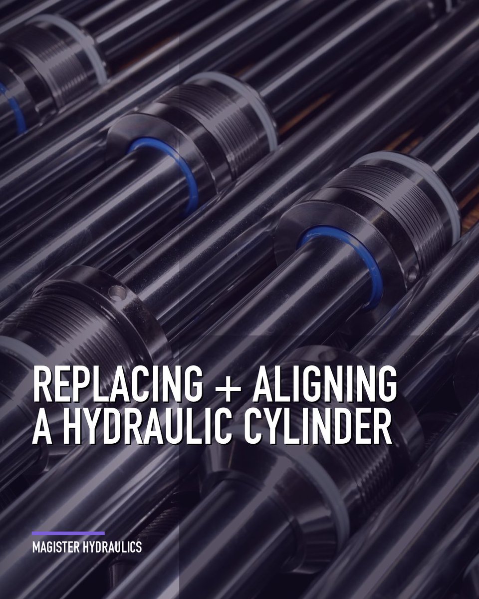 Magisterhyd's tweet photo. Replacing a hydraulic cylinder? Even small misalignment can cause wear, leaks, and early failure. Make sure specs match, mounts are solid, and the load stays centered through the full stroke.
https://t.co/nWrD8RrNOW
🌐: https://t.co/ZVWvqS5BbY
📧: info@magisterhyd.com https://t.co/ai3Ge7XL5F