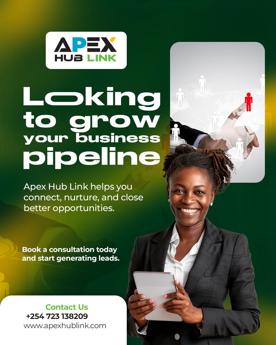 apexhublink2026's tweet image. Want a stronger pipeline?

We help you connect, nurture, and close better opportunities with qualified prospects.

+254 723 138209
 apexhublink.com

#LeadGeneration #B2BSales #SalesStrategy #BusinessGrowth #MaridhianoYaTaifa #wefkiambuchapter #VisitationForTheAges