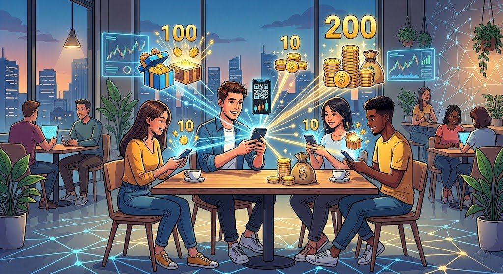 Gynzer's tweet image. #OKX 最近在猛推邀请

玩法很简单  
拉朋友进来做一笔差不多50U的交易  
你这边就能拿10U

最多20个人  
拉满就是200U

被邀请的人也有新手奖励  
最高能拿到100U

身边有准备进场的可以顺手带一下  
不拿白不拿

注册链接：okx.com/join/1837923  
邀请码：1837923