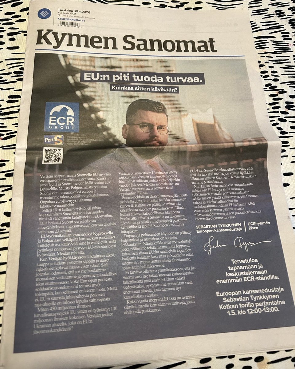 Sebastian Tynkkynen MEP 🇫🇮 tweet media