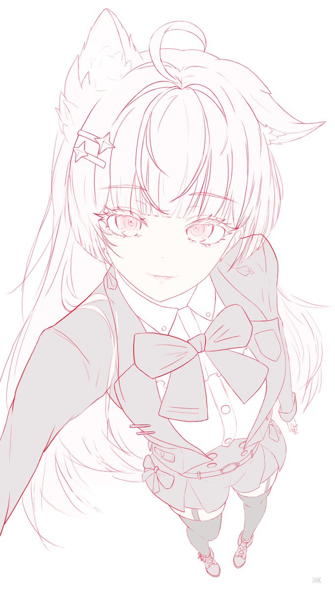 DeadPrincessUwU's tweet photo. 画了Lumina ，还没有上色。她太可爱了！

#LUMINA_EX https://t.co/Ucr5VJQIOf