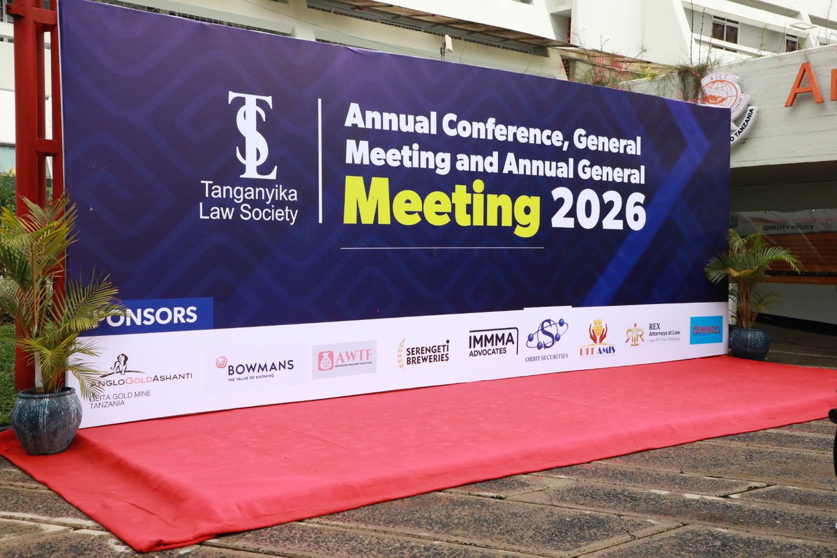 ZephaniaTz's tweet photo. HAPPENING NOW! The big day is finally here! We are live in Arusha for the TLS Annual Conference and General Meeting, &amp; Annual General Meeting 2026.

Stay tuned for live updates, keynote highlights, and insights from the heart of the conference!

#TLSAGM2026 https://t.co/Jgvv3juALH